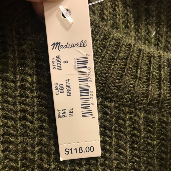 Madewell Curved Hem Sweater Dress - Picture 7 of 8